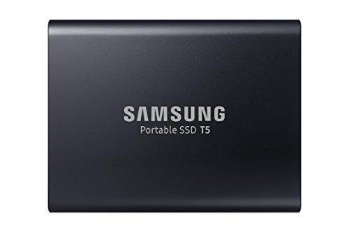 Samsung MU-PA1T0B, T5 Disco Estado Sólido SSD Externo USB, 1 TB, Negro