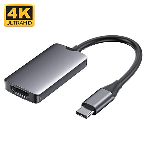 SenPuSi USB C a HDMI Adaptador, Hub USB Type C a HDMI 4K/60Hz Compatible con iPad Pro 2018,Macbook Pro,Macbook Air 2018,Huawei Mate 20/P20,DELL XPS 13/15 y Más Tipo C Dispositivo