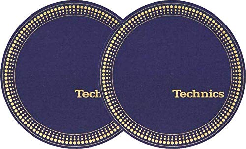 Slipmat Technics Strobo – azul/oro paquete doble