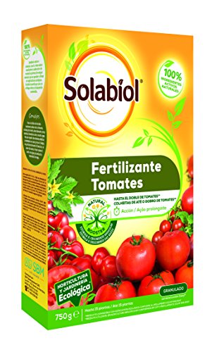 Solabiol - Fertilizante granulado 100% orgánico y ecológico para Tomates, Formato 750 g