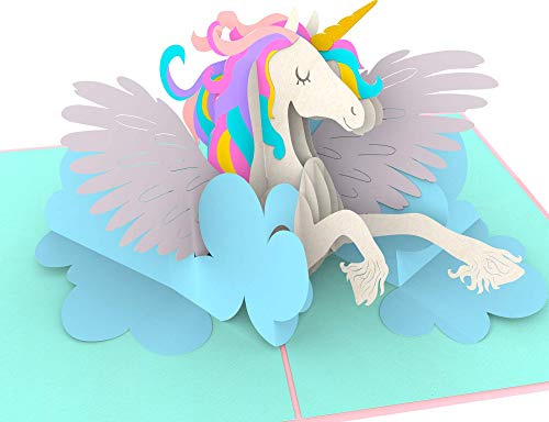 Tarjeta de cumpleaños, unicornio en nube, unicornio, dulce XXL, tarjeta de felicitación de cumpleaños