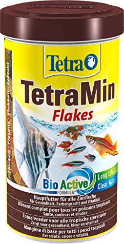 TetraMin Flakes Alimento para peces en forma de escamas, para peces sanos y aguas claras