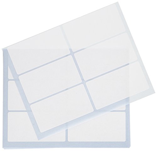 Tico 947910 - Pack de 10 hojas de etiquetas adhesivas, color blanco