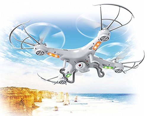 Top Race® Quadcopter con Cámara Ultra Estable Drone con 4 Acciones de Movimiento Cámara para Fotos y Videos con opción de Retorno TR-Q511