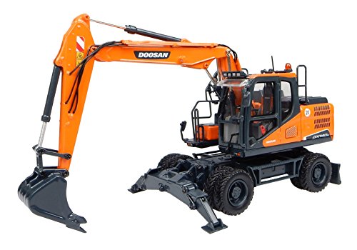 Universal Hobbies uh8108 – Máquina Excavadora compacta Doosan dx140 W – Orange (Escala 1: 50