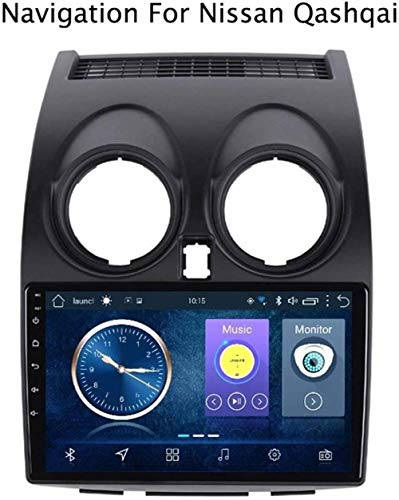 Android 8.1 GPS Radio de la navegación TV, Radio Pantalla táctil de 9 Pulgadas, para Nissan Qashqai 2006 a 2013, con el Control del Volante de DVD + CD Dab FM Am USB Bluetooth, Wi-.