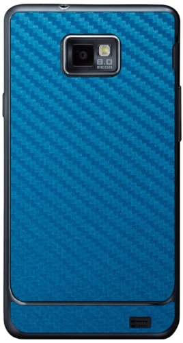 atFoliX FX - Skin para Samsung Galaxy S II i9100, color azul y gris