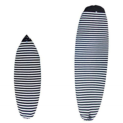 Bolsa de Tabla de Surf, Funda de Calcetines de Tabla de Surf Seca Funda Protectora de Almacenamiento de Tabla de Surf Funda de calcetín de Surf Bolsa de día de Viaje (Blanco y Negro, 180 * 50 cm)
