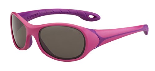 Cébé Flipper Gafas de Sol, Unisex niños, Matt Dark/Pink, Small