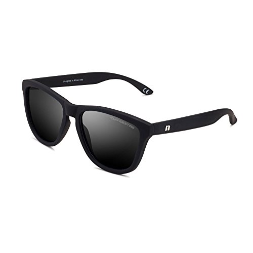 CLANDESTINE Model Matte Black N - Gafas de Sol de Nylon HD de Hombre & Mujer