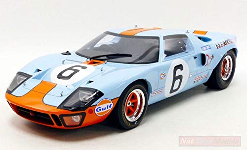 CMR CLASSIC MODEL REPLICARS CMR12002 Ford GT 40 N.6 LM 1969 J.ICKX-J.Oliver 1:12 Compatible con