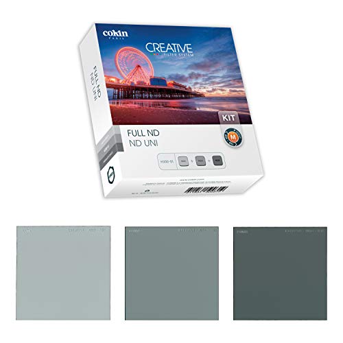 Cokin Kit M full ND Creative conjunto de 3 filtros densidad neutra con microfibra color gris neutro