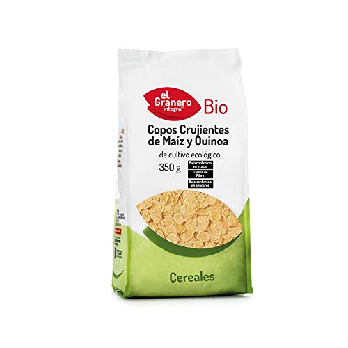 Copos Crujientes de Maíz y Quinoa Bio, 350 g El Granero Integral