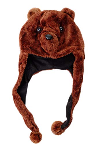 dressmeup Dress ME UP - H90/Bear Party Sombrero Gorro Halloween Carnaval Oso Teddy Bear Aprox. 57 cm