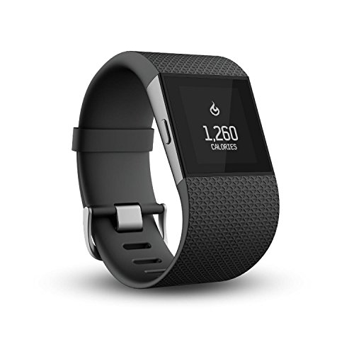 Fitbit Surge Smartwatch, Unisex, Negro, S