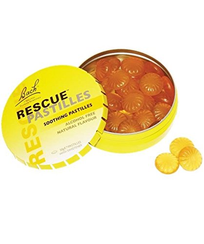 Flores De Bach Originales Rescue Remedy Pastillas Naranja - 50 gr
