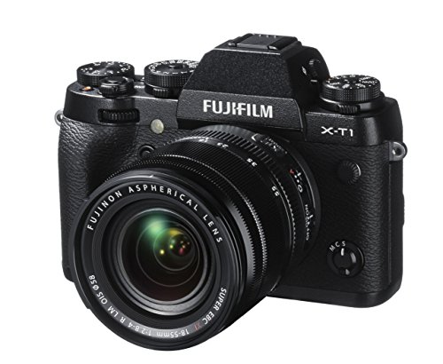 Fujifilm X-T1 - Cámara EVIL de 16.3 MP (pantalla 3", grabación de vídeo, WiFi) negro - kit cuerpo con objetivo Fujinon 18 - 55 mm f/2.8 - 4