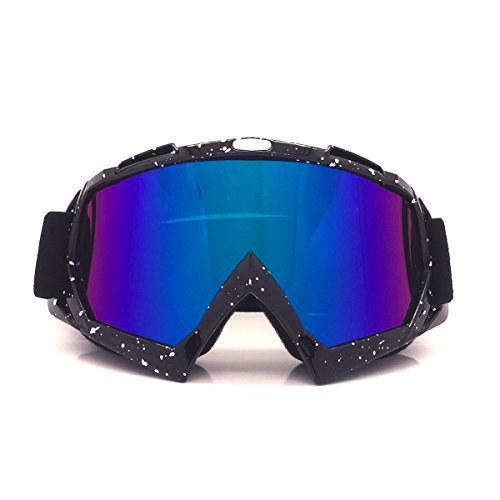 Gafas de motocross de Jiele, para esquí, motocicleta, ciclismo, para fuera de la carretera, a prueba de viento y polvo, lentes de protección UV 400, para deportes de invierno al aire libre