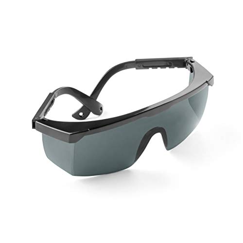 Gafas de seguridad de calidad que garantizan la protección de los ojos frente a la luz UV, LED o luz roja | Calidad probada según DIN EN 170 | Ideal para tratamientos con láser y fototerapia