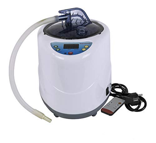 Generador de vapor 2 litros 1000 W con control electrónico y mando a distancia inalámbrico para saunas de vapor portátiles