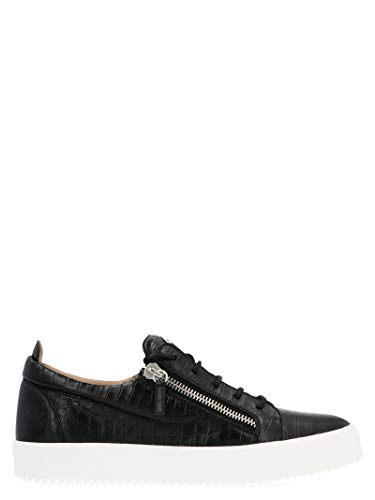 Giuseppe Zanotti Luxury Fashion RU70000197 - Zapatillas para Hombre, Color Negro, Color Negro, Talla 41.5 EU
