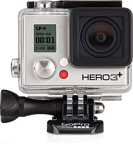 GoPro HERO 3+ Silver Edition - Videocámara deportiva de 10 Mp (vídeo Full HD, estabilizador, WiFi), (versión italiana)