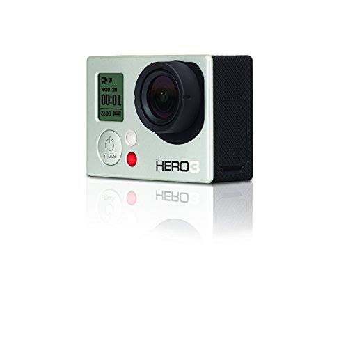 GoPro HERO3 White - Videocámara deportiva (5 Mp, sumergible hasta 40 m, WiFi), (versión inglesa/francesa)