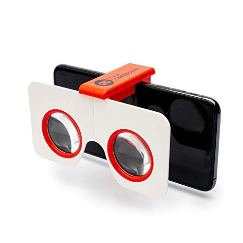 I AM CARDBOARD VR Gafas de Bolsillo Mini Pocket 360 | Las Mejores Google Cardboard Gafas Realidad Virtual | Inspirado en Google Cardboard V2 | Regalo Viaje Pequeño y único por Menos de 17€ (Orange)