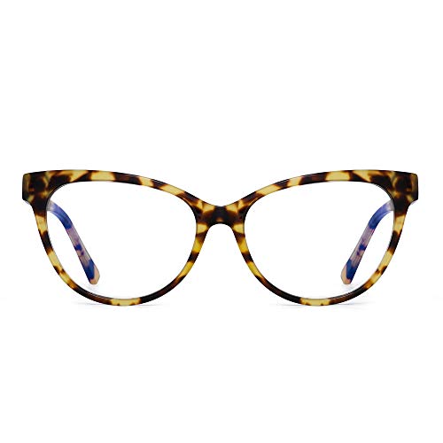 JIM HALO Anti Luz Azul Gafas de Computadora Ojos de Gato Vídeo Juego Anteojos Reduce Fatiga Ocular Tortuga