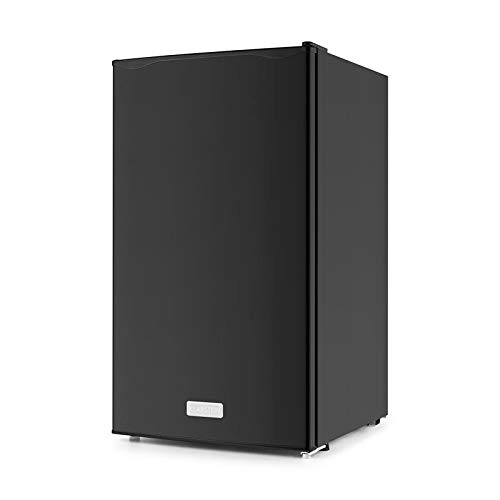 Klarstein Springfield Black Edition - A+, 112L, Nevera de bajo consumo sin congelador, Potencia 60W, Refrigerante: R600a, Nivel de ruido: 39dB(A), Pie de altura regulable, Instalación libre, Negro