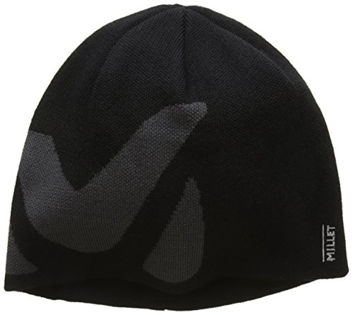 MILLET Logo Beanie Hat, Mens, Noir/Tarmac, U