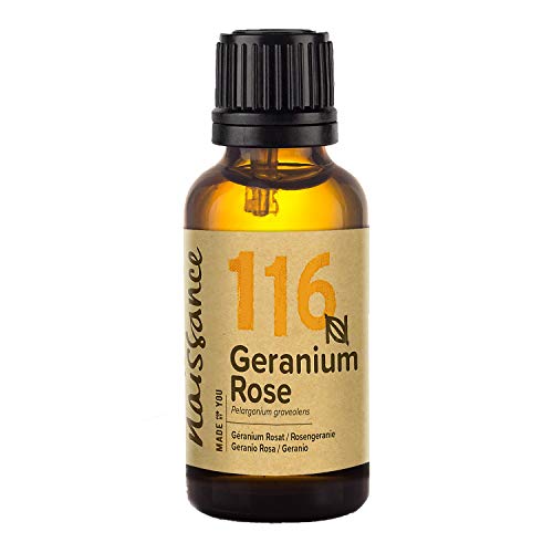 Naissance Aceite Esencial de Geranio 30ml - 100% Puro, vegano y no OGM