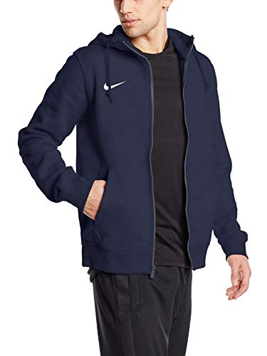 Nike Team Club Fz Hoody - Sudadera con capucha para hombre, color Azul (Obsidian/Football White), talla S
