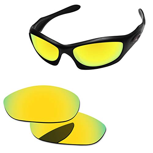 Oak&ban lentes polarizadas de repuesto para gafas de sol Oakley Monster Dog Dorado dorado Talla única