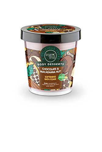 Organic Shop Espuma de Baño con Chocolate y Nuez de Macadamia - 450 ml