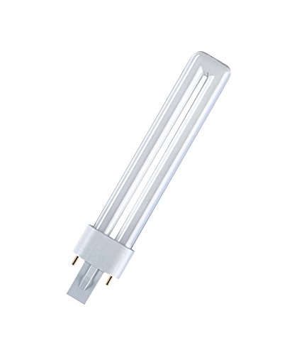OSRAM DULUX S 11 W/900- Lámpara fluorescente compacta,  V, luz blanca fría