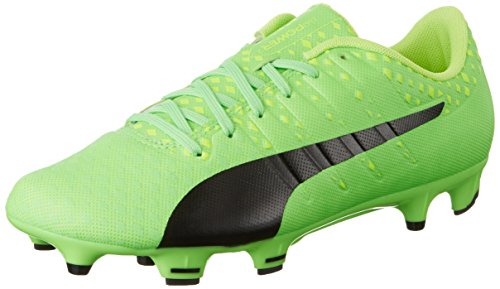 Puma Evopower Vigor 3 FG, Botas de fútbol para Hombre, Verde (Green Gecko Black-Safety Yellow 01), 43 EU