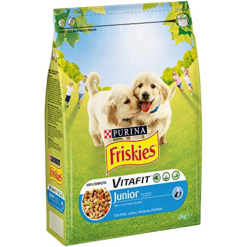 Purina Friskies Vitafit Pienso para Perro Junior Pollo 4 x 3 Kg
