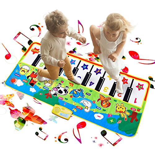 Reditmo Alfombra de Piano, Música Alfombra de Teclado Táctil Musical Touch Juego Musical para Bebé Niños