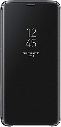Samsung Clear View Standing Cover - Funda para Galaxy S9+, color negro