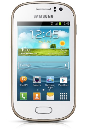 Samsung Galaxy Fame S6810 - Smartphone libre Android (pantalla 3.5", cámara 5 Mp, 4 GB, 1 GHz, 512 MB RAM), blanco [importado]