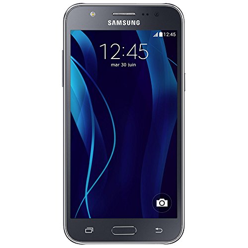 Samsung Galaxy J5 - Smartphone Libre Android (Pantalla 5", cámara 13 MP, 8 GB, Quad-Core 1.2 GHz, 1.5 GB RAM), Negro- Versión Extranjera