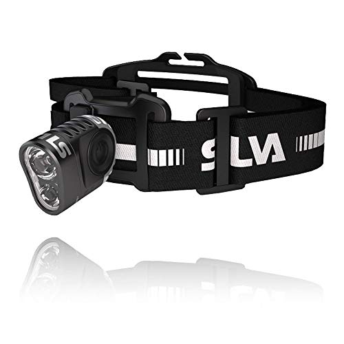 Silva Schneider Trail Speed 3XT - Linterna (Linterna con cinta para cabeza, Negro, Acrilonitrilo butadieno estireno (ABS), Aluminio, IPX5, LED, 2 lámpara(s))