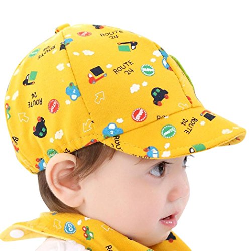 Sombrero de bebé, Sombrero de bebé Niña niño pequeño Gorra al aire libre Sombrero de algodón de playa Impresión de coches Gorra de béisbol Gorro de boina (B)