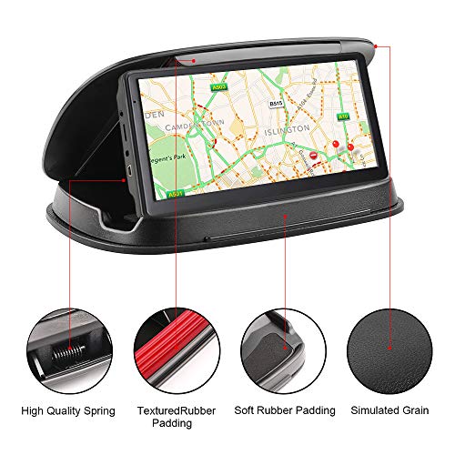 Soporte para teléfono de coche, soporte de salpicadero, antideslizante, para GPS Garmin Nuvi TomTom