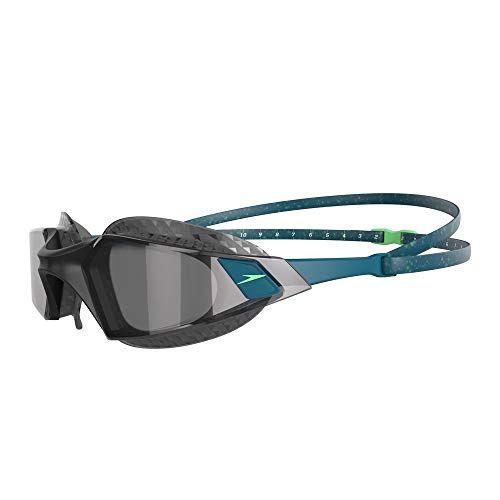Speedo Aquapulse Pro Gafas de natación, Unisex-Adult, Nordic Teal/Negro/Light Smoke, One Size