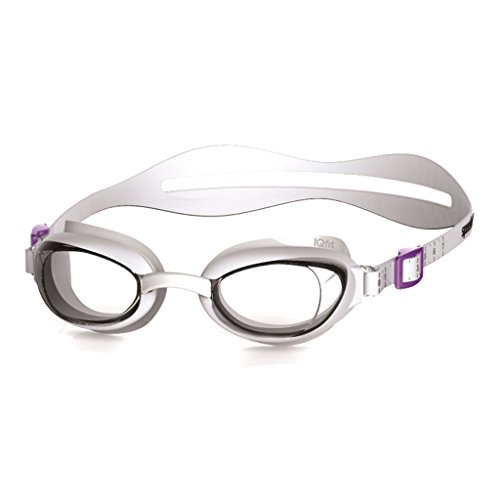 Speedo Aquapure Gafas de Natación, Mujer, Blanco/Transparente, Talla Única