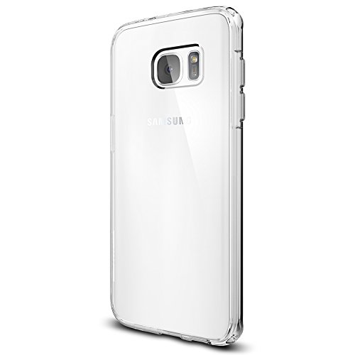 Spigen Funda Galaxy S7 Edge, Carcasa [Ultra Hybrid] Tecnología de amortiguación de Aire y protección híbrida contra caídas para Samsung Galaxy S7 Edge, Transparente