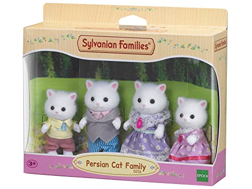 SYLVANIAN FAMILIES- Persian Cat Family Mini muñecas y Accesorios, Multicolor (Epoch para Imaginar 5216)