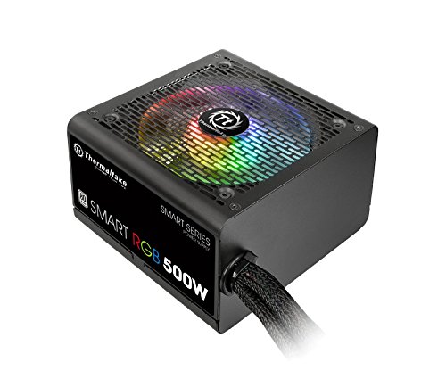 Thermaltake Smart RGB 500W - Fuente de alimentación de 500 W, Color Negro